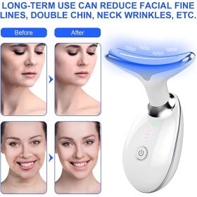 VYSN GlowTone Advanced Electronic Neck and Face Lifting Massager with Wrinkle Reducing Vibration Nodes