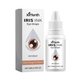 Ximonth Iris Ink (Amber), Eye And Dry Blurred Vision Moist Eye Color Eye Care Drops